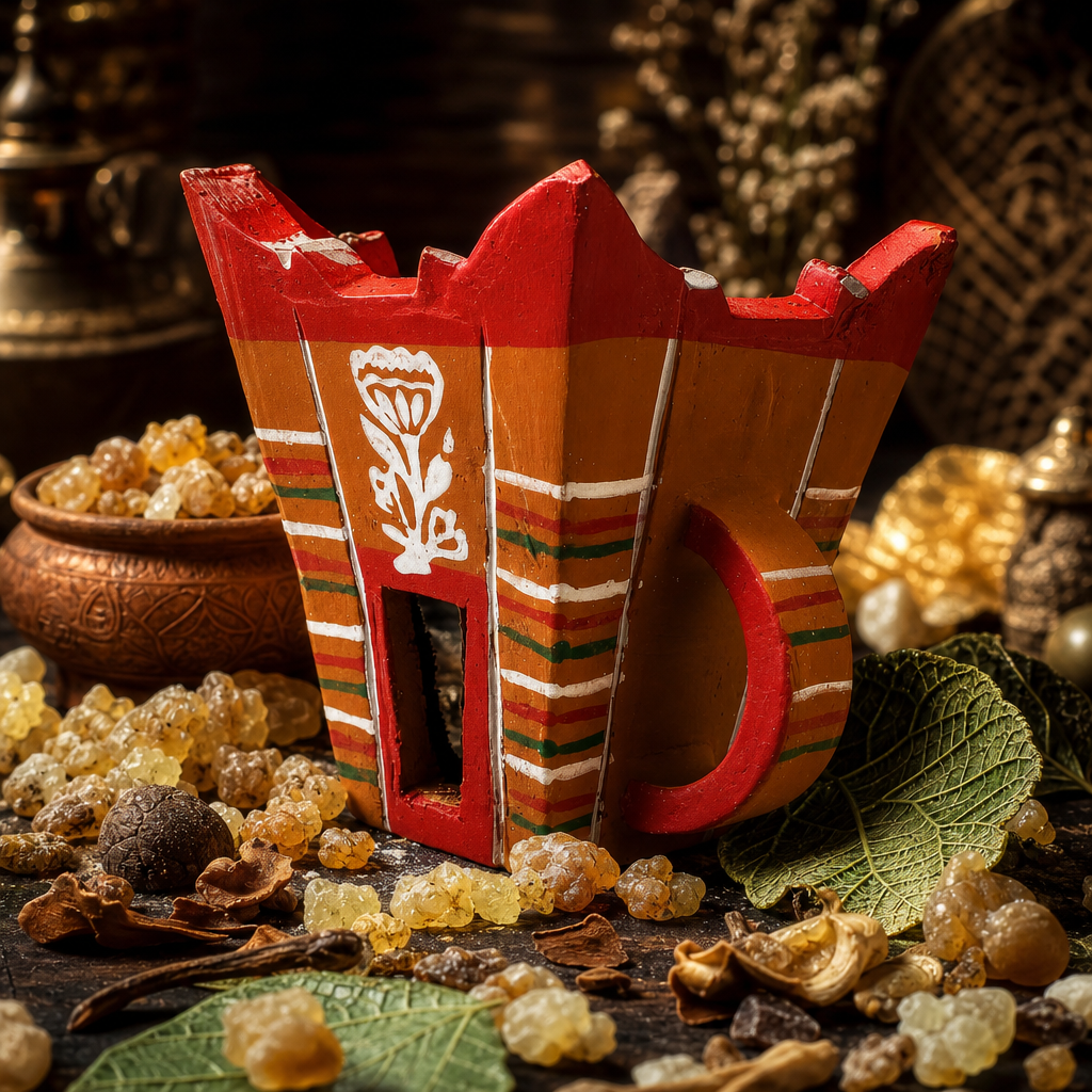 Authentic Omani Ceramic Frankincense Burner (Large Size)