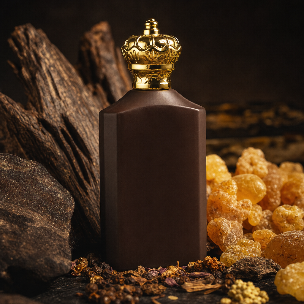 Oud Frankincense Premium Perfume Oil (100ml) - Authentic Middle Eastern Fragrance