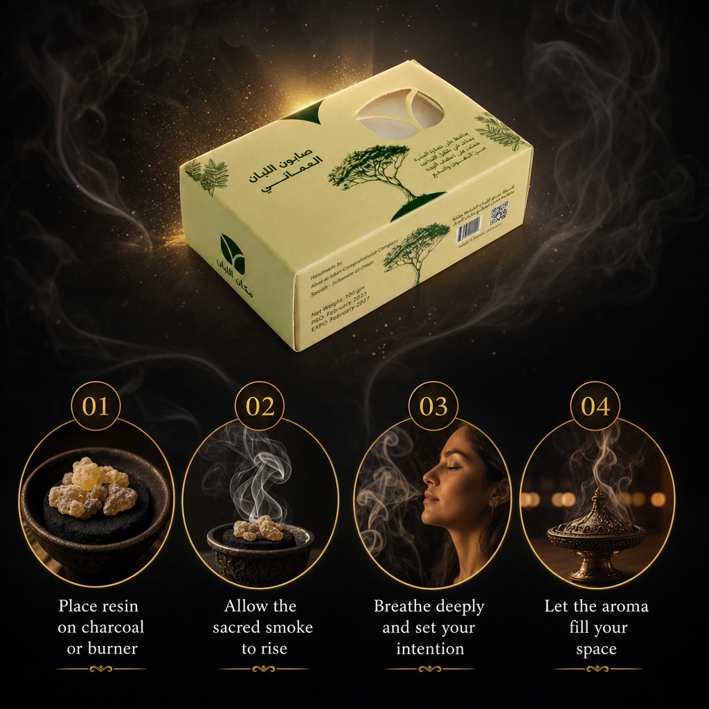 Omani Frankincense Soap - Premium Natural Boswellia Sacra Bar