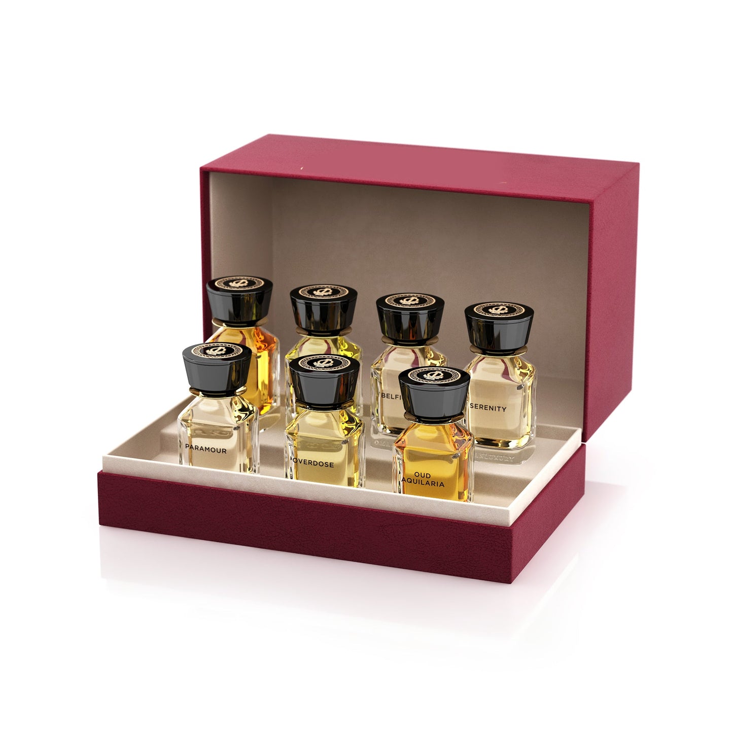 OMANLUXURY Leather Set : Seven Perfumes