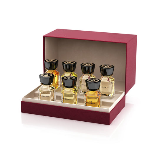 OMANLUXURY Leather Set : Seven Perfumes
