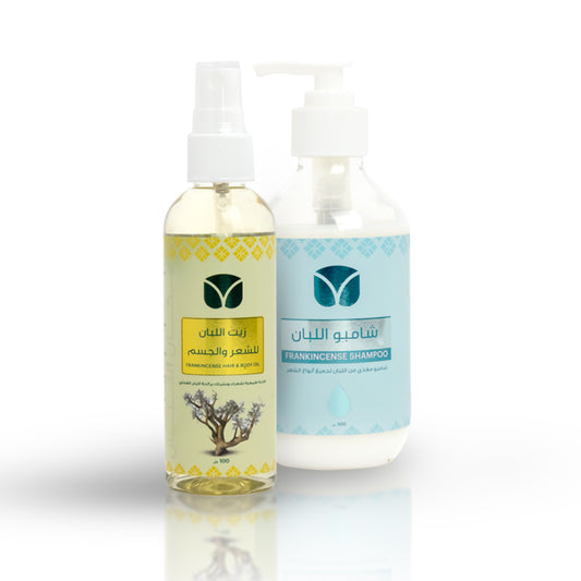 Hair Care Bundle: Natural Shampoo 300ml + Nourishing Hair Oil