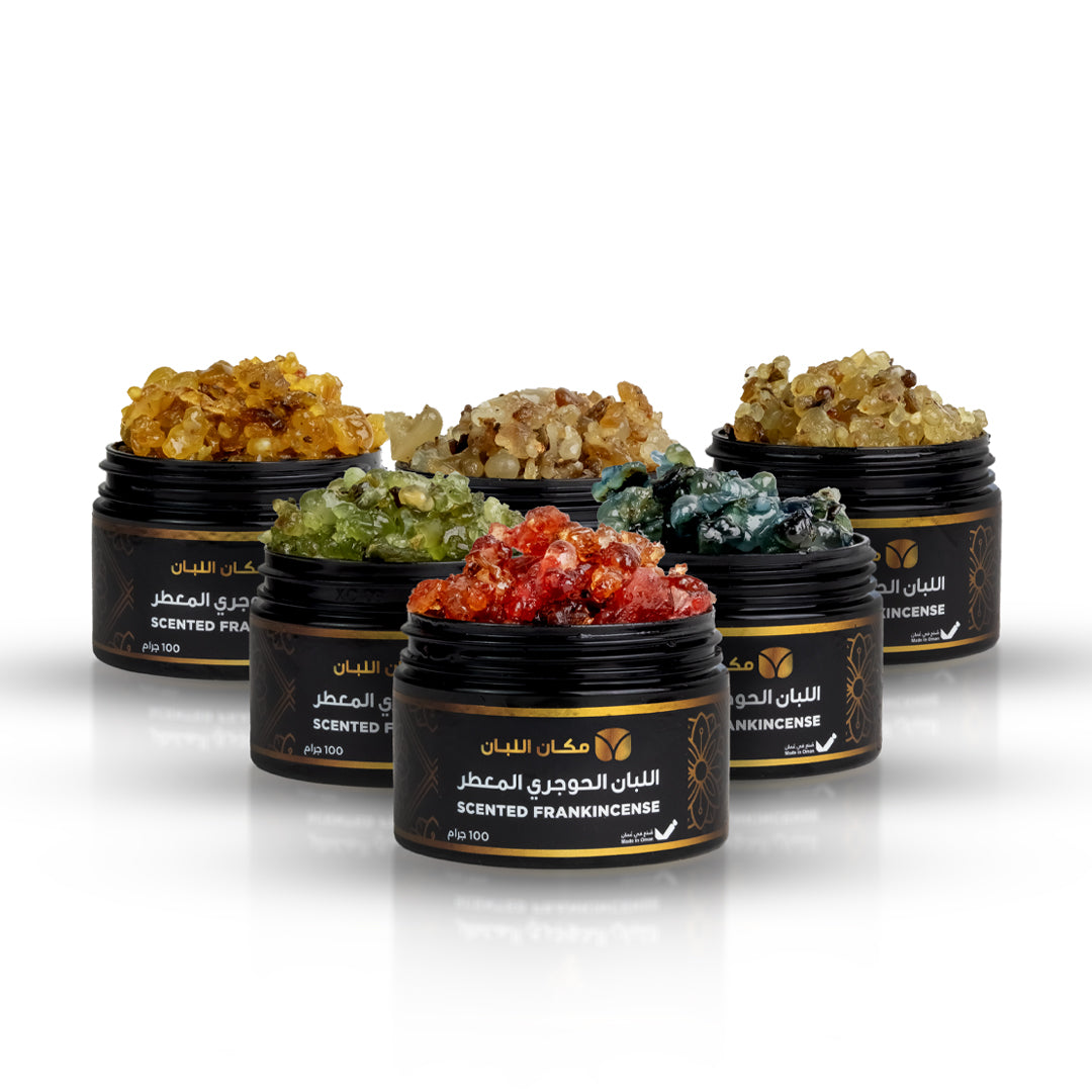 Premium Omani Frankincense Gift Set - 6 Luxury Scented Varieties