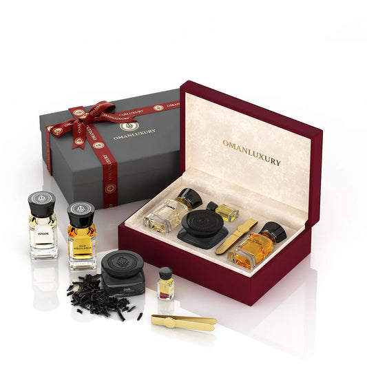 OMANLUXURY Agarwood Elegance – Royal Incense & Voyage