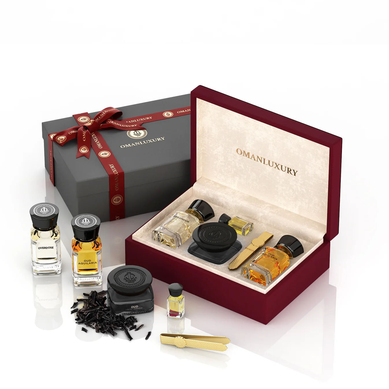 OMANLUXURY Agarwood Elegance – Royal Incense & Paramour