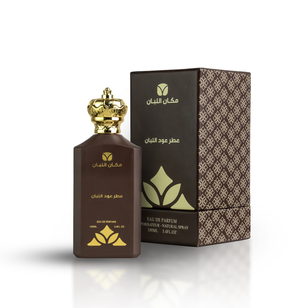 Oud Frankincense Premium Perfume Oil (100ml) - Authentic Middle Eastern Fragrance