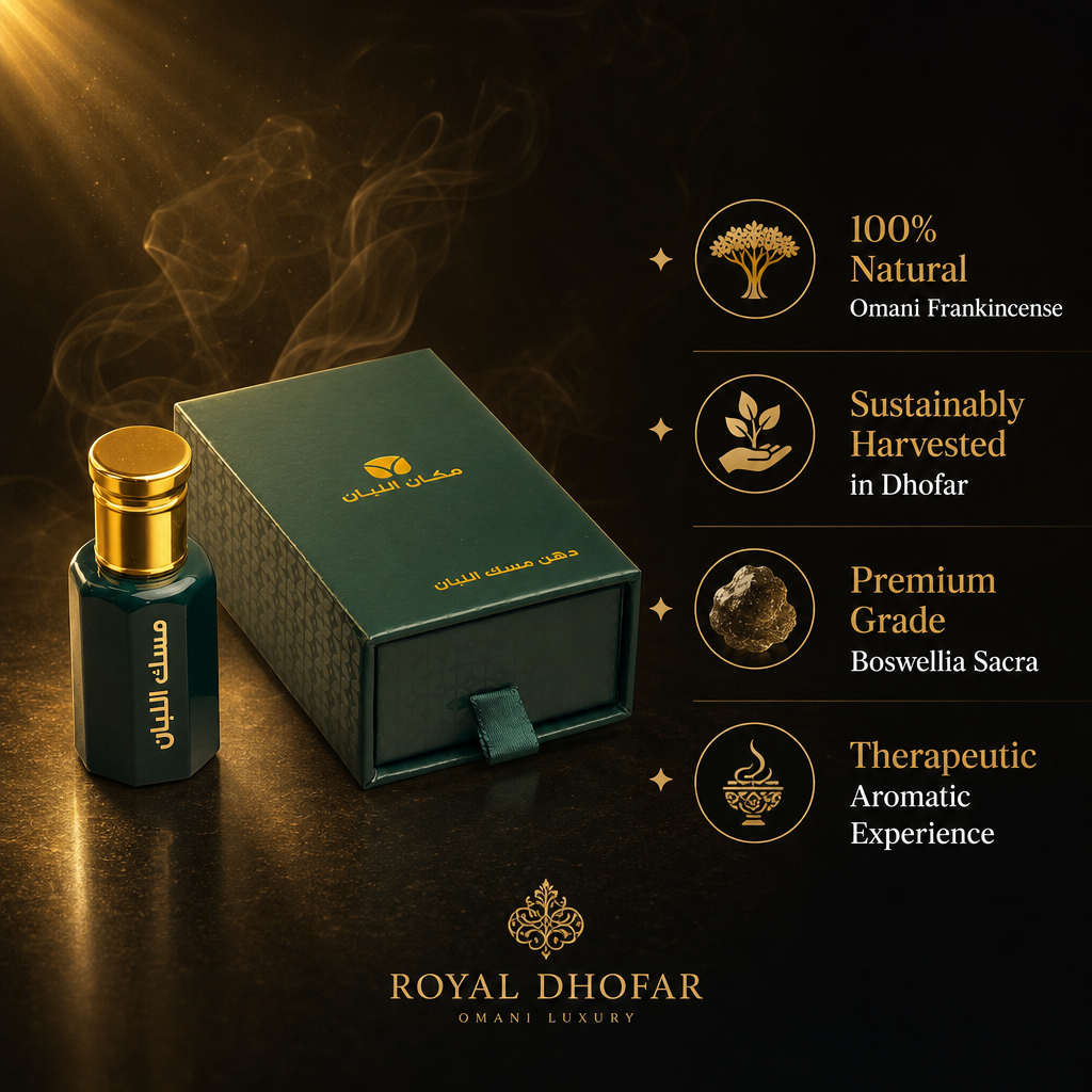 Premium Frankincense Musk Attar Oil - Authentic Arabian Perfume (Tola)