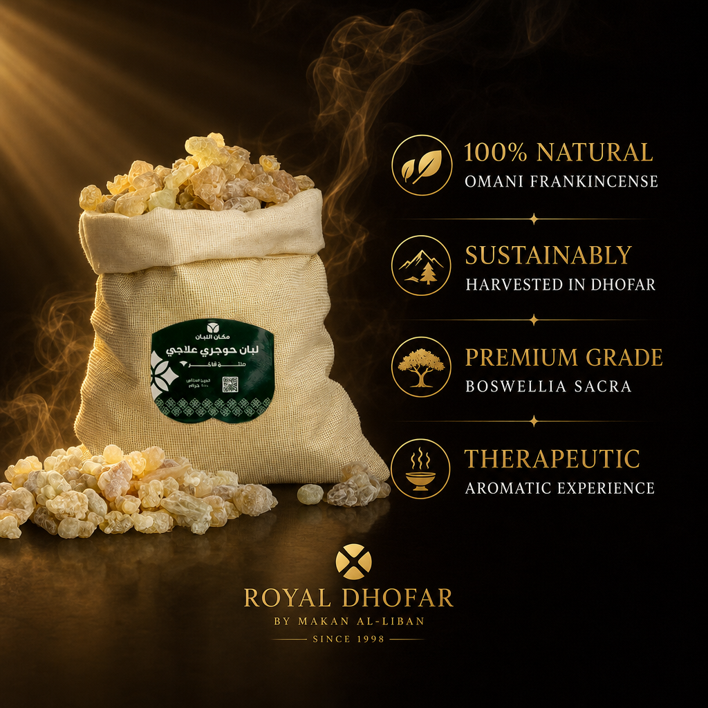 Premium Hojari Frankincense Resin from Oman - Edible & Therapeutic Grade (2.2 lbs)