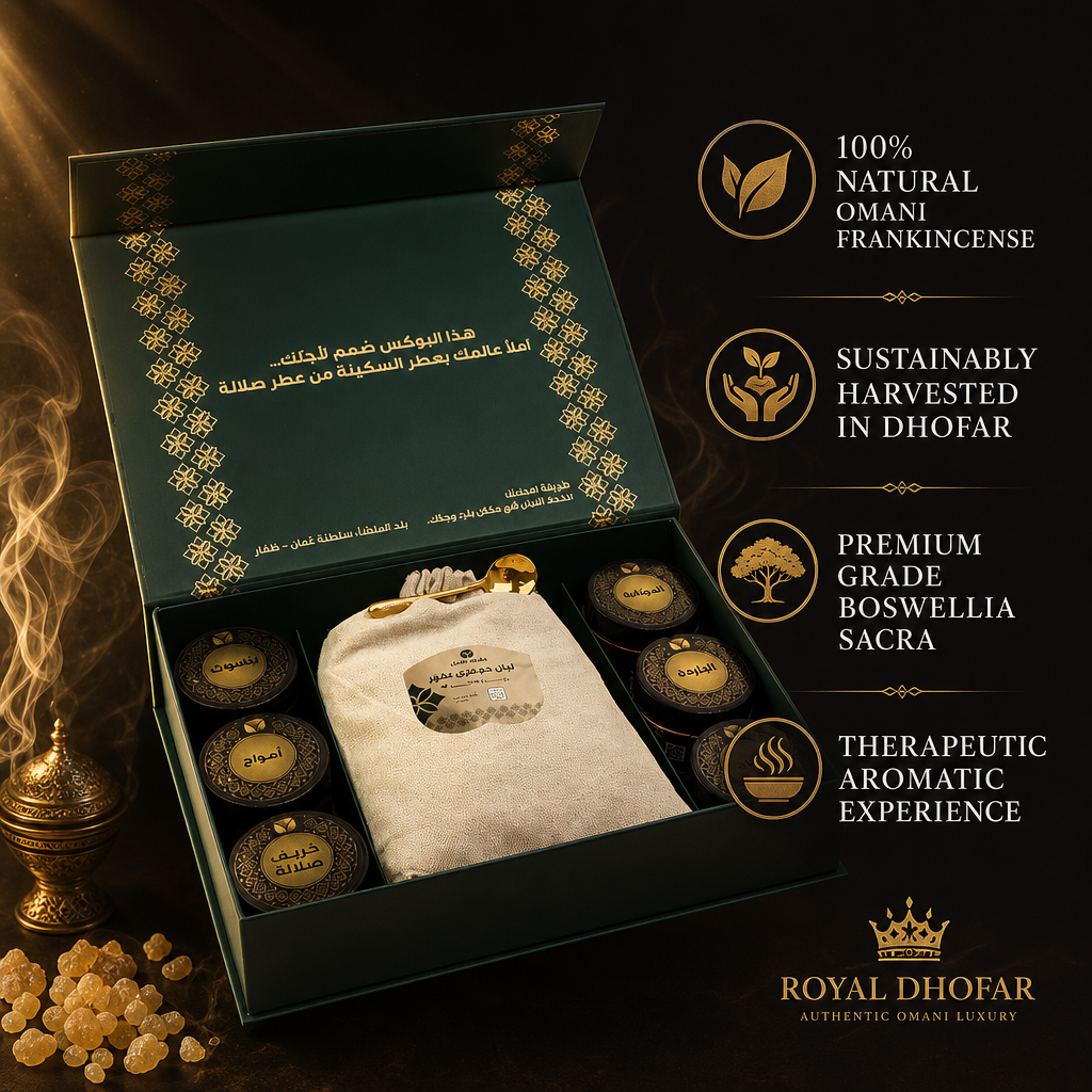 Premium Omani Frankincense Collection - Authentic Dhofar Boswellia