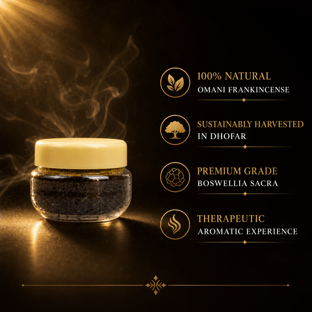 Authentic Omani Frankincense Sample - Hojari Grade from Dhofar