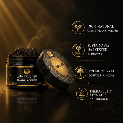 Al-Diwaniya Premium Omani Frankincense Resin - Authentic Hojari Grade