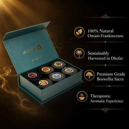 Premium Omani Frankincense Gift Set - 6 Luxury Scented Varieties