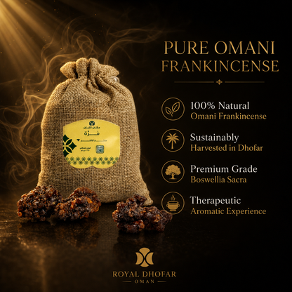 Premium Omani Frankincense Resin - Pure Hojari Grade (0.5 lbs)