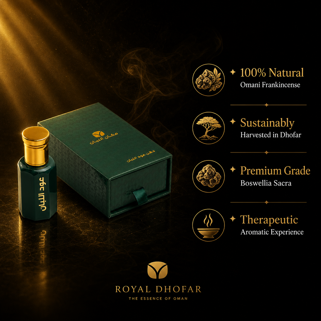 Premium Frankincense Oud Oil (Tola) - Authentic Middle Eastern Perfume Oil