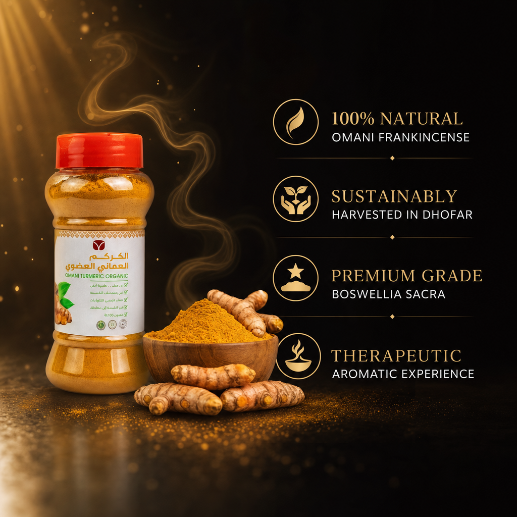 Organic Omani Turmeric Powder - Premium Dhofar Sourced