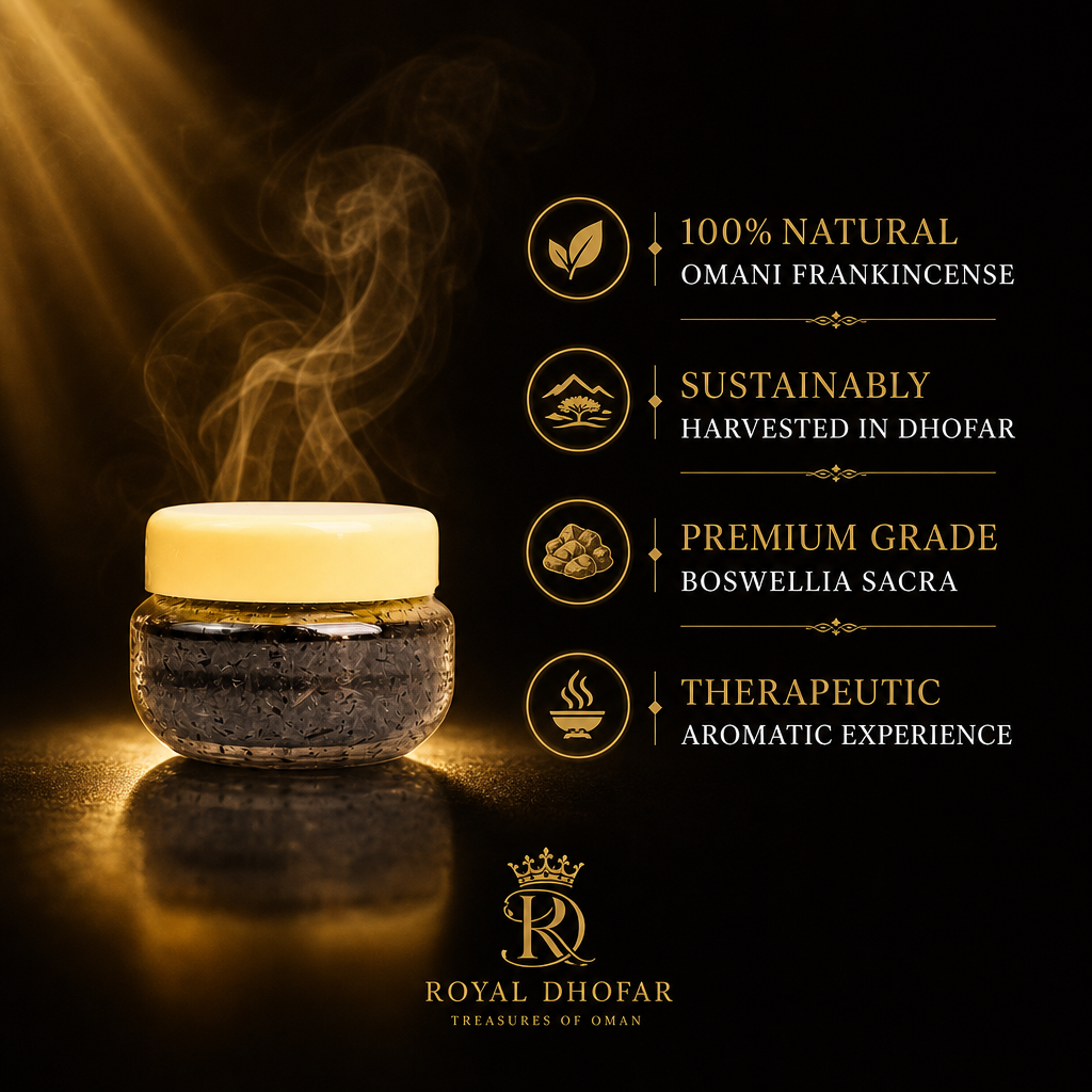 Premium Omani Frankincense Resin Sample - Authentic Dhofar Boswellia