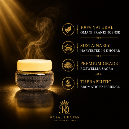 Premium Omani Frankincense Resin Sample - Authentic Dhofar Boswellia