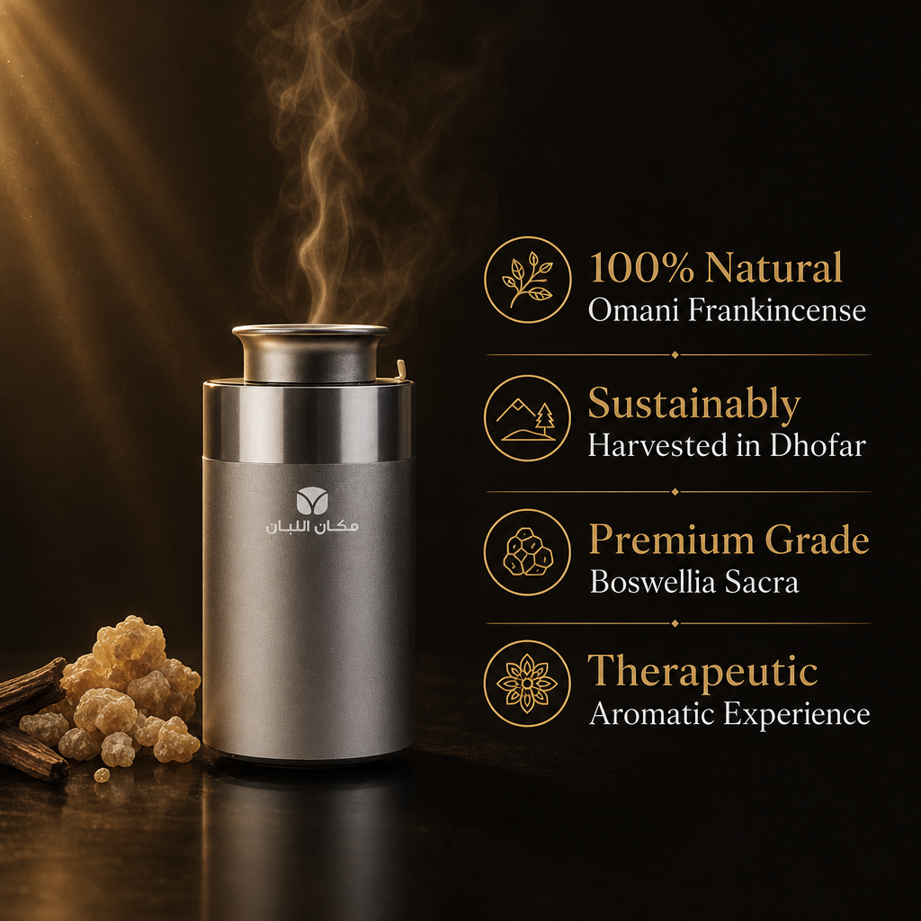 Portable Frankincense Diffuser from Oman - Authentic Dhofar Frankincense Oil Diffuser