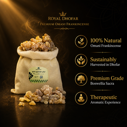 Premium Omani Hojari Frankincense Resin for Incense - 1 Kilogram Bulk Size