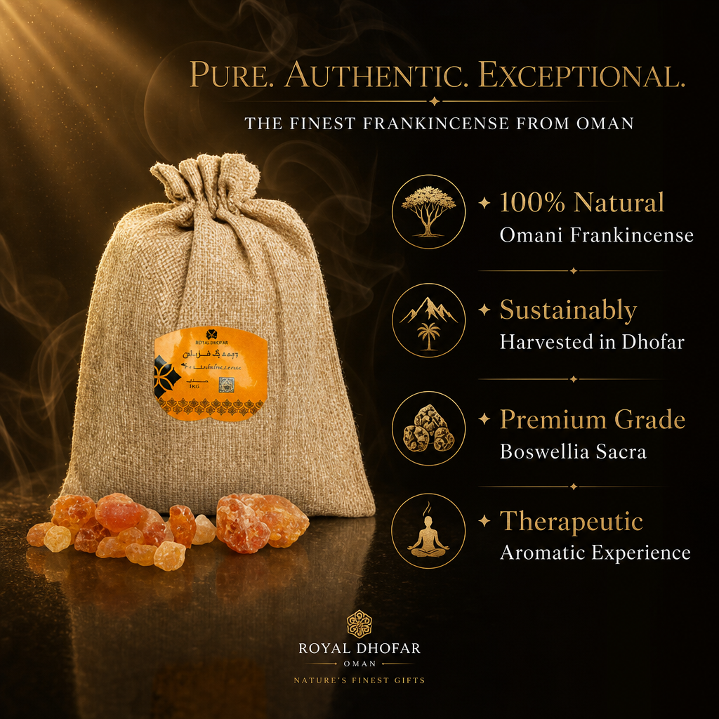 Premium Omani Frankincense Resin - Authentic Hojari Grade (2.2 lbs)