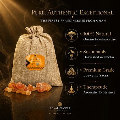 Premium Omani Frankincense Resin - Authentic Hojari Grade (2.2 lbs)