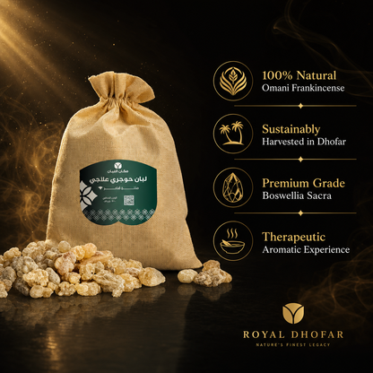 Premium Omani Hojari Frankincense Resin - Edible Grade for Wellness & Beauty (1.1 lbs)