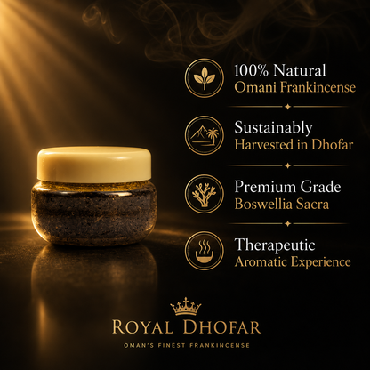 Premium Hojari Frankincense Resin Sample - Authentic Omani Incense