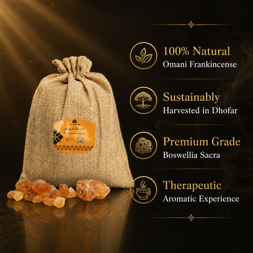 Authentic Omani Frankincense Resin - Premium Hojari Grade from Dhofar