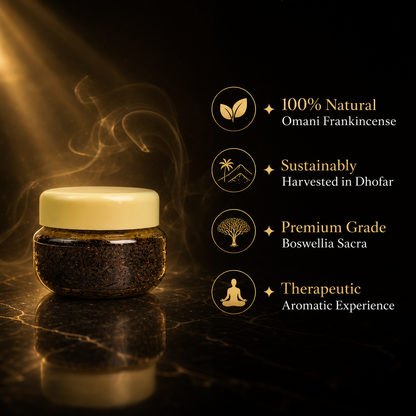 Amwaj Frankincense Sample - Authentic Omani Hojari