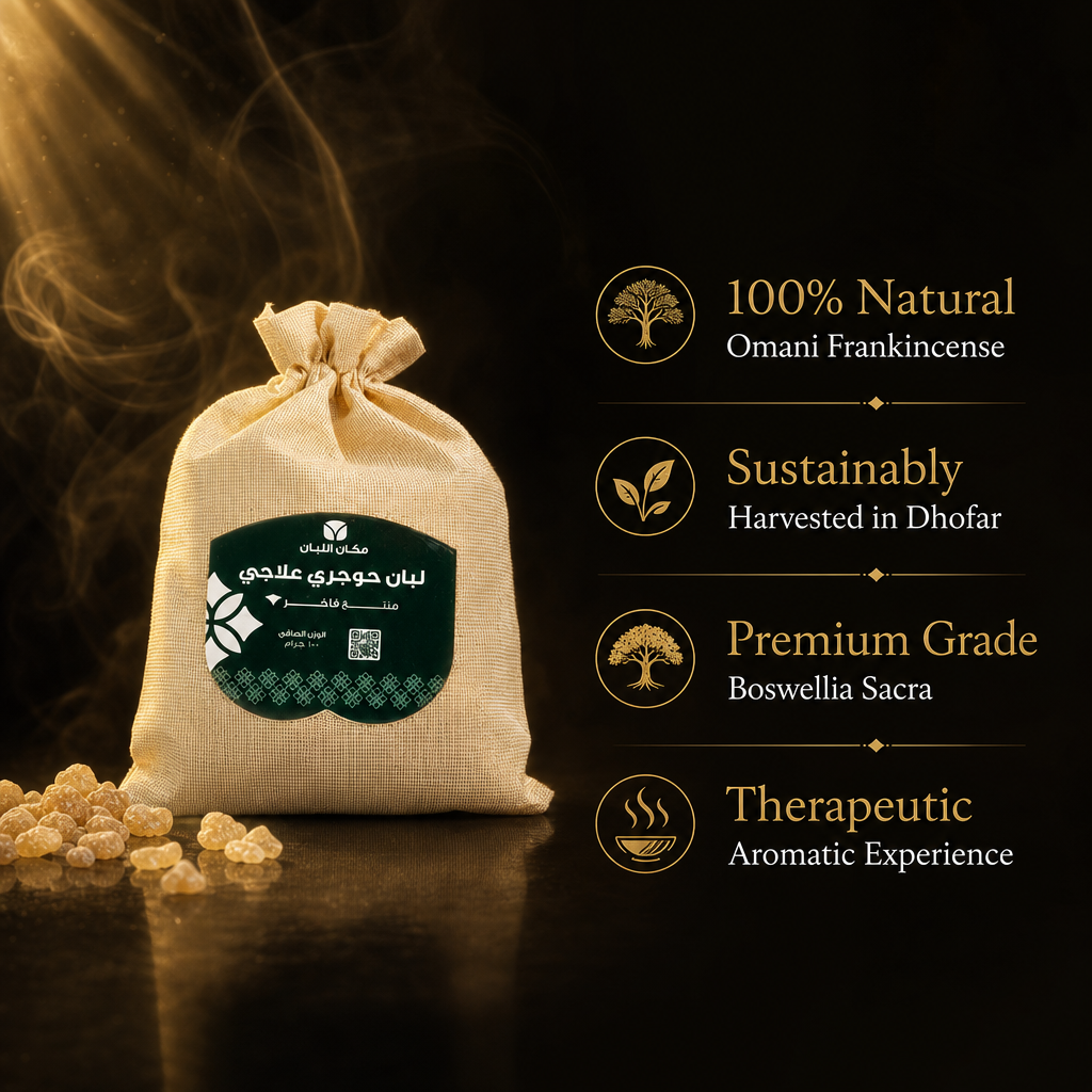 Premium Hojari Frankincense Resin - Edible & Drinkable Grade (100g)