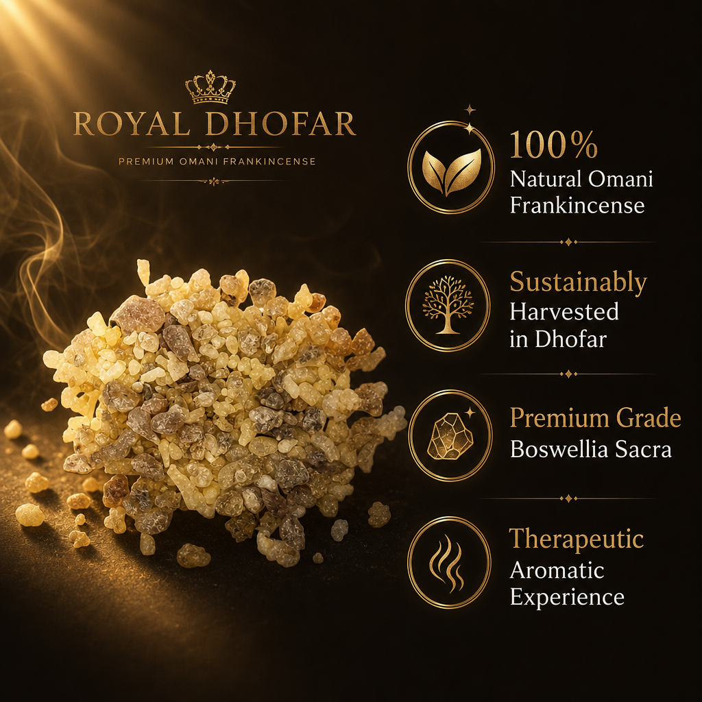 Premium Omani Hojari Frankincense Resin - Small Pearls (1.1 lbs)