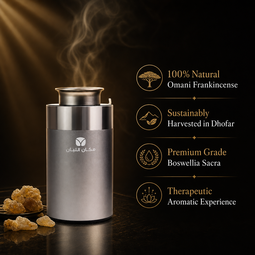 Portable Frankincense Diffuser from Oman - Authentic Dhofar Frankincense Oil Diffuser