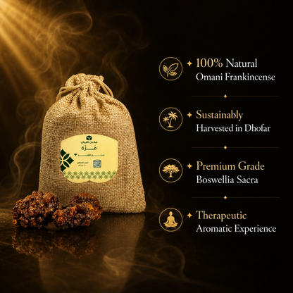 Premium Myrrh Resin - Authentic Arabian Incense (100g)