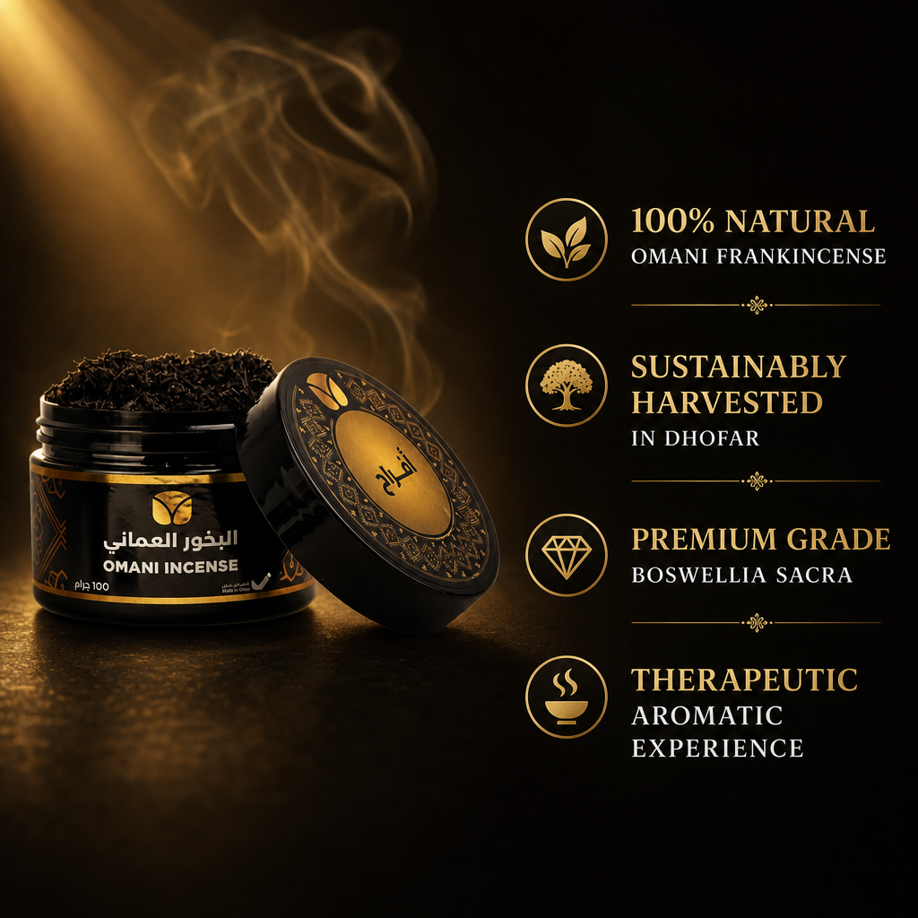 Premium Omani Frankincense Resin - Authentic Boswellia Sacra from Dhofar