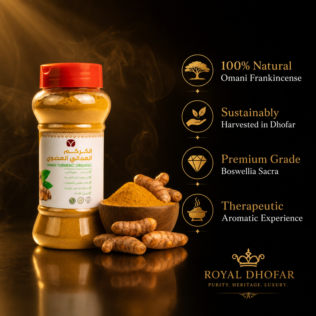 Organic Omani Turmeric Powder - Premium Dhofar Sourced