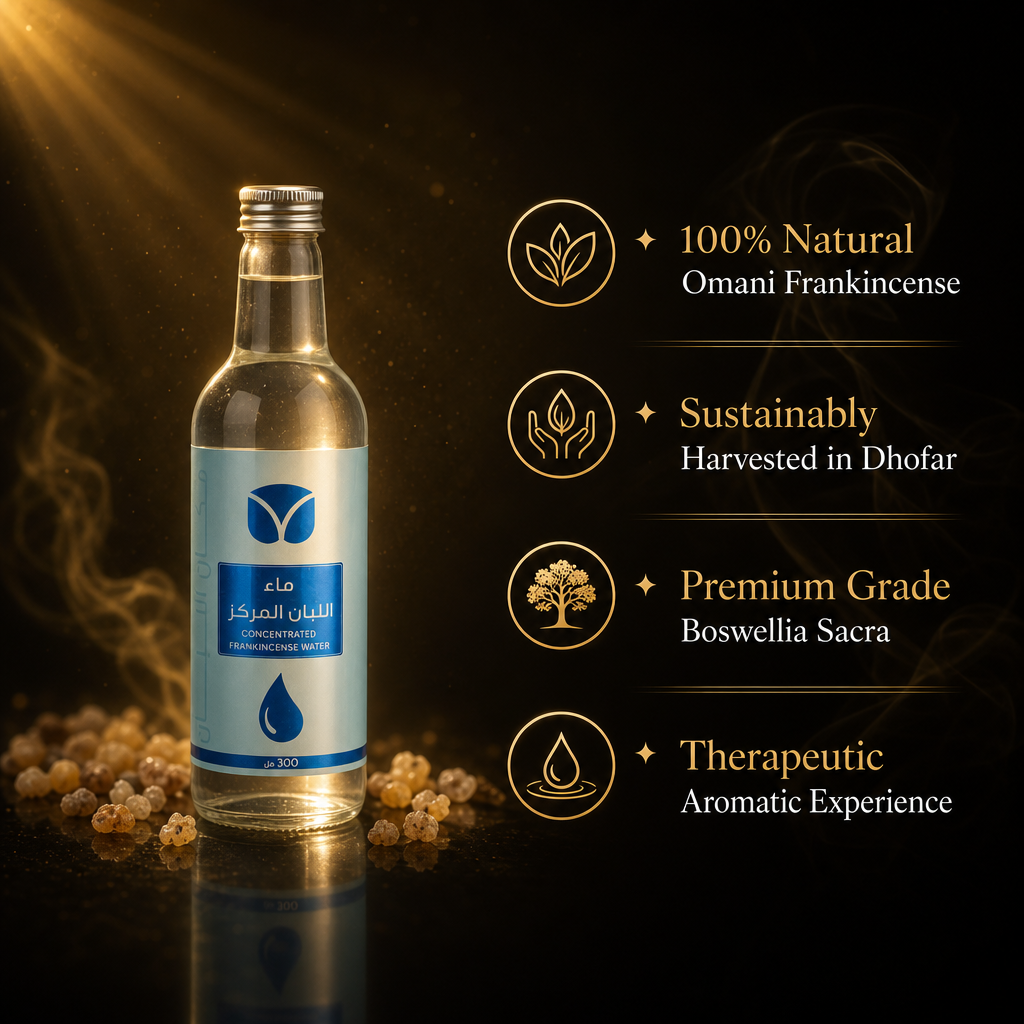 Concentrated Frankincense Water - Pure Omani Hojari (300ml)