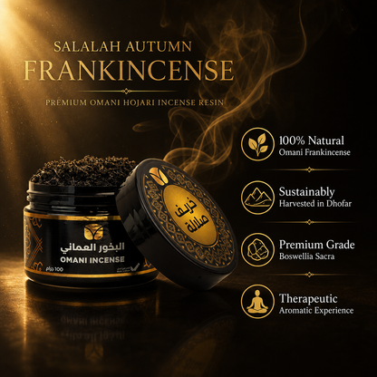 Salalah Autumn Frankincense - Premium Omani Hojari Incense Resin