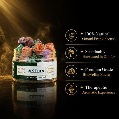 Premium Indonesian Aromatic Mastic Resin with French Fragrance Oil