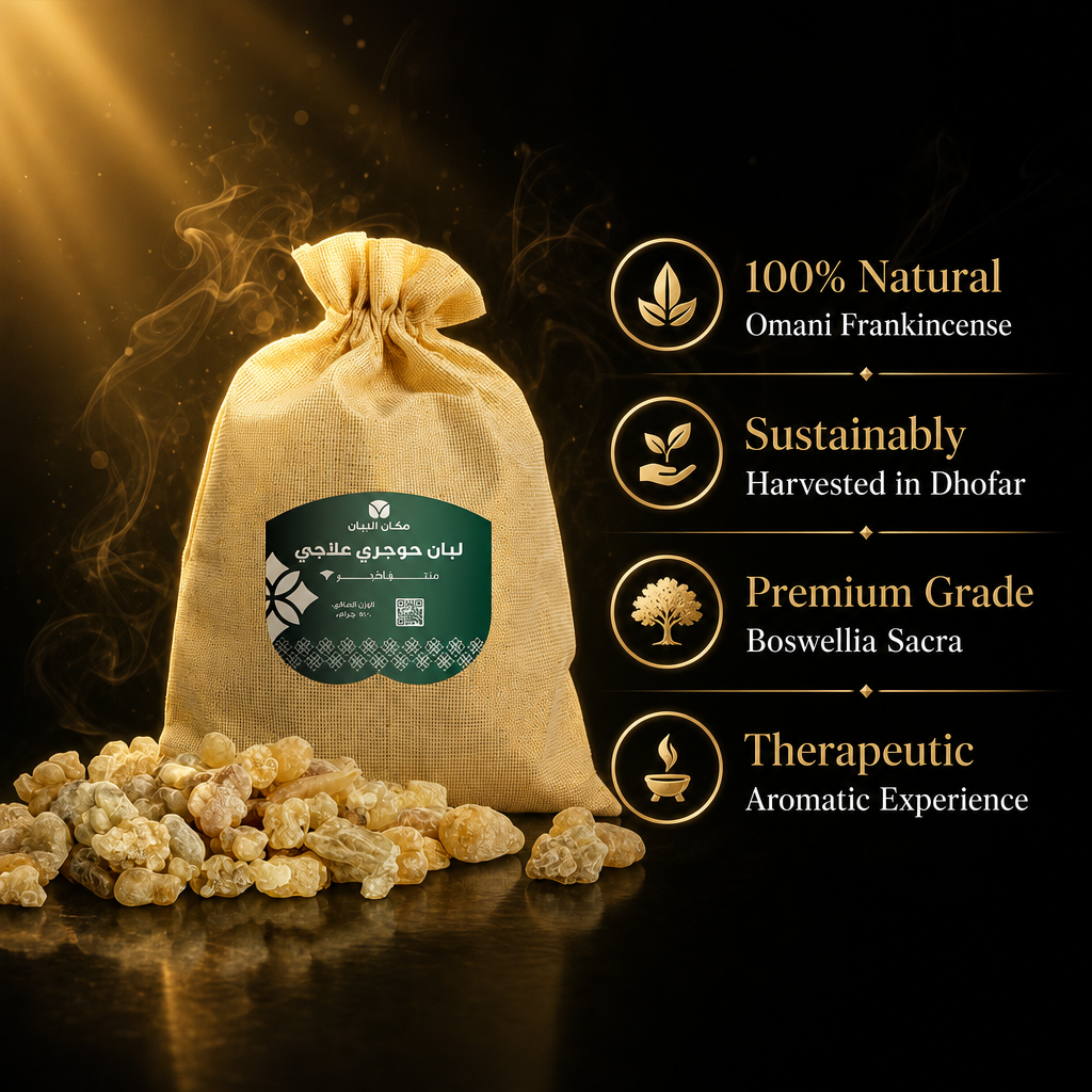 Premium Omani Hojari Frankincense Resin - Edible Grade for Wellness & Beauty (1.1 lbs)