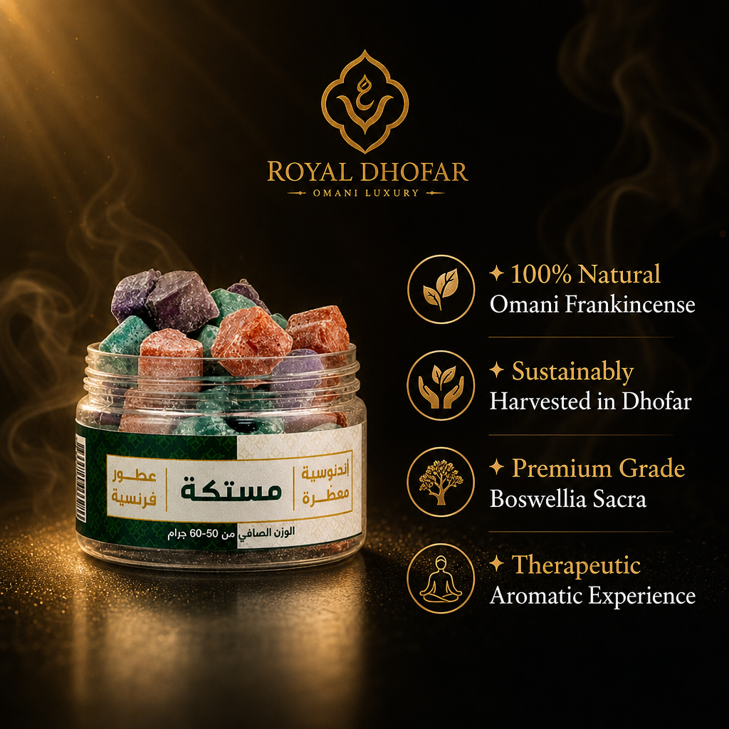 Premium Indonesian Aromatic Mastic Resin with French Fragrance Oil
