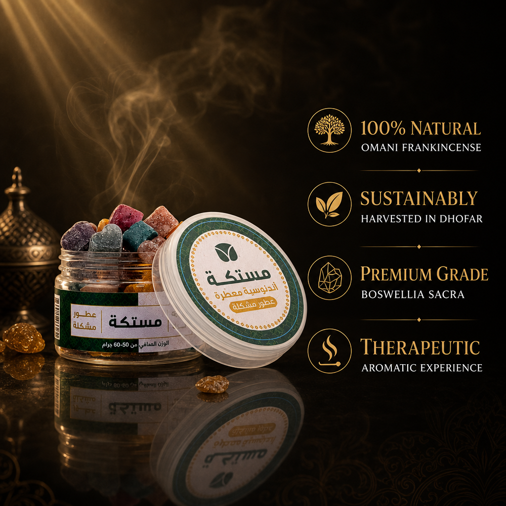 Premium Indonesian Scented Mastic Resin - Authentic Aromatic Incense