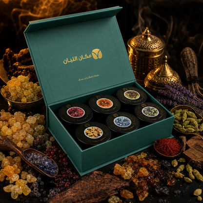 Premium Omani Frankincense Gift Set - 6 Luxury Scented Varieties