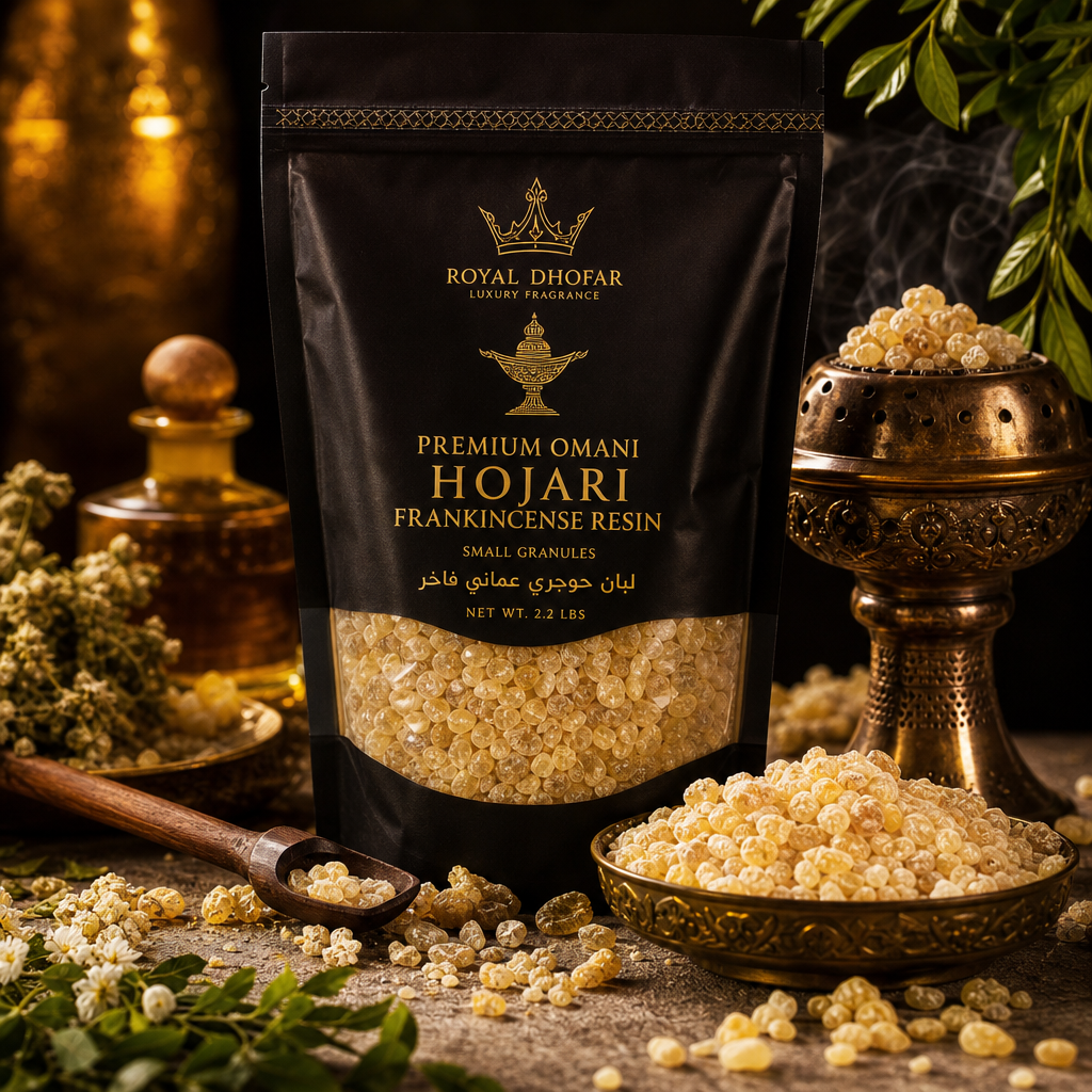 Premium Omani Hojari Frankincense Resin - Small Granules (2.2 lbs)
