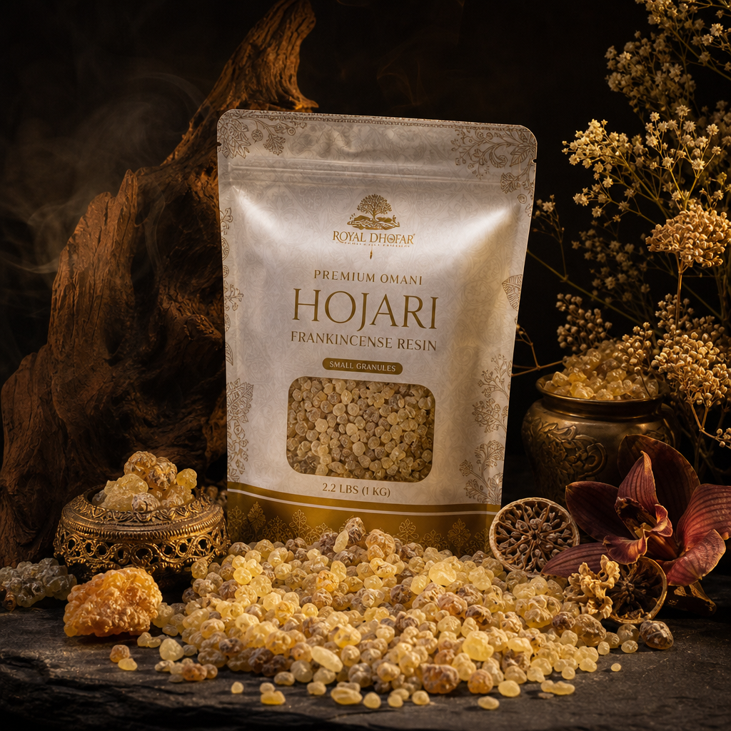 Premium Omani Hojari Frankincense Resin - Small Granules (2.2 lbs)