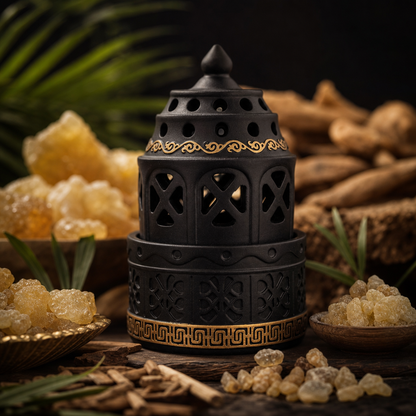 Luxury Modern Arabian Incense Burner - Premium Bakhoor Holder