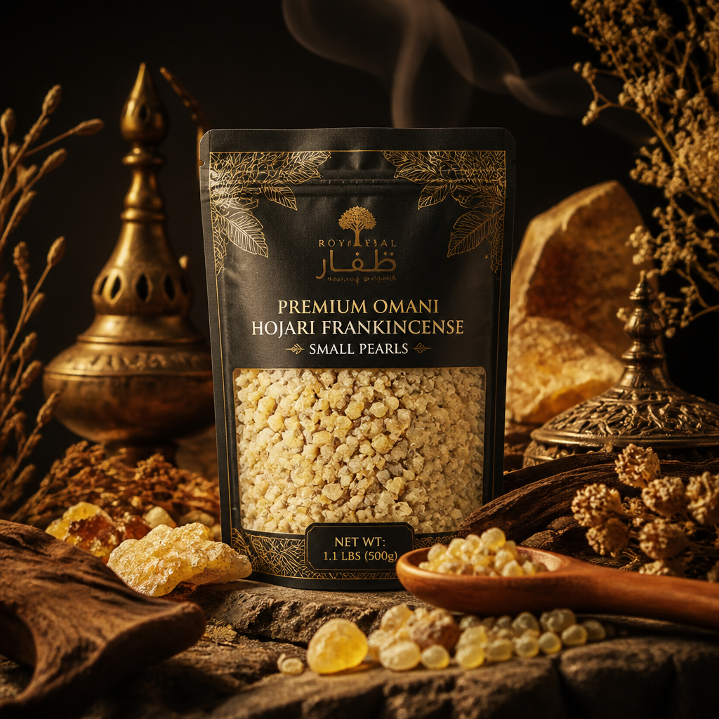Premium Omani Hojari Frankincense Resin - Small Pearls (1.1 lbs)