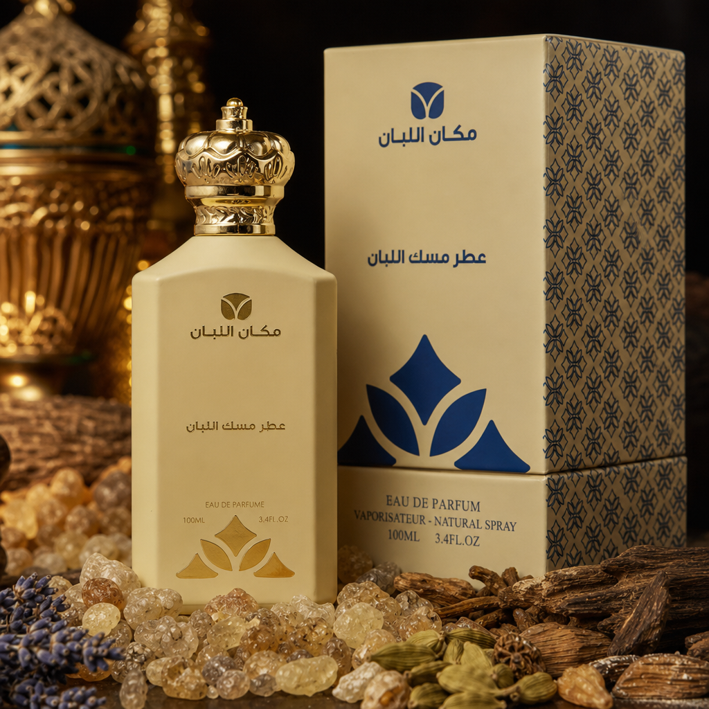 Musk Frankincense Perfume - Authentic Middle Eastern Fragrance (100ml)