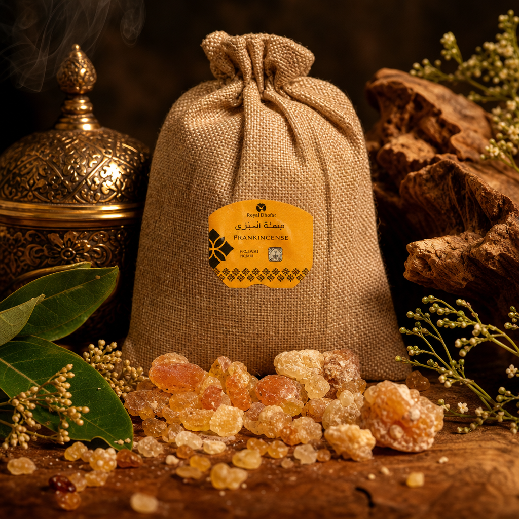 Authentic Omani Frankincense Resin - Premium Hojari Grade from Dhofar