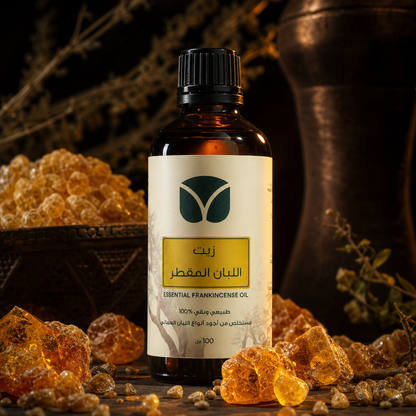 Premium Omani Frankincense Essential Oil - 100ml Pure Distilled Hojari Grade