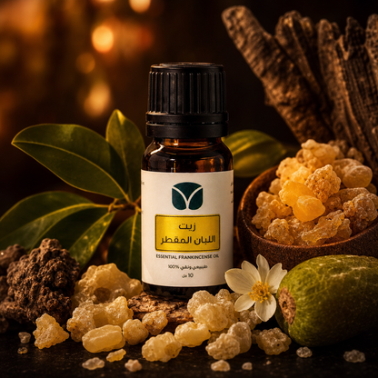 Pure Omani Frankincense Essential Oil - Distilled Boswellia (10ml)